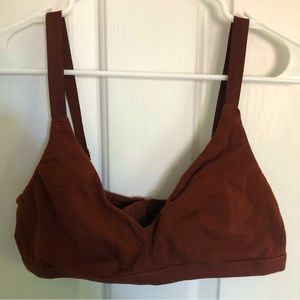 brown knickey xl bralette